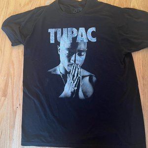 Oversized Black Tupac Tee